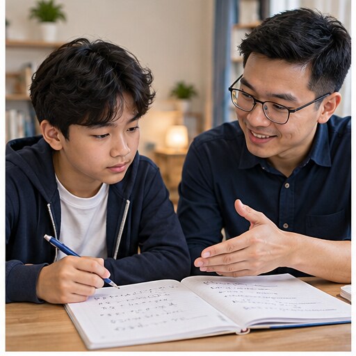 Học sinh thực hành từng bước và được gợi mở cách làm