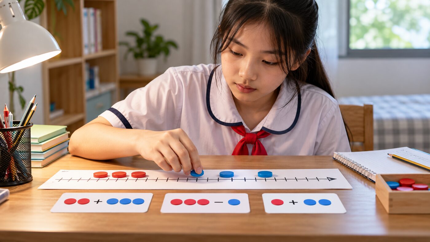 Minh họa toán lớp 6 mới lên thcs: 5 dấu hiệu cần hỗ trợ sớm – hoạt động học Toán của học sinh THCS