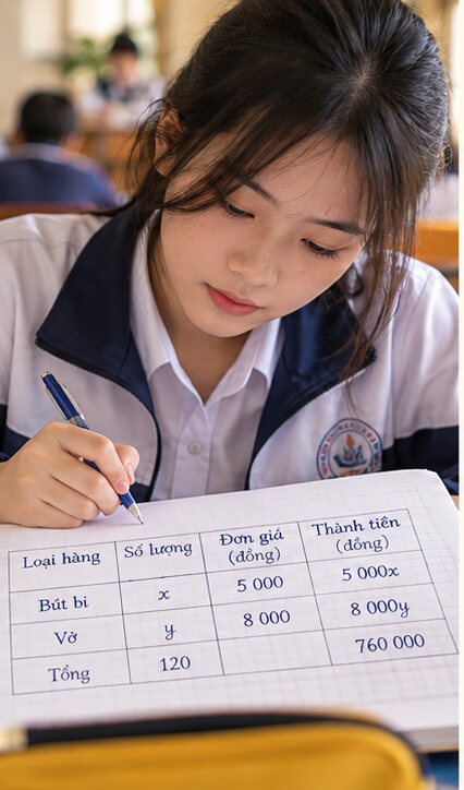 Chọn hai ẩn gần với điều đề hỏi
