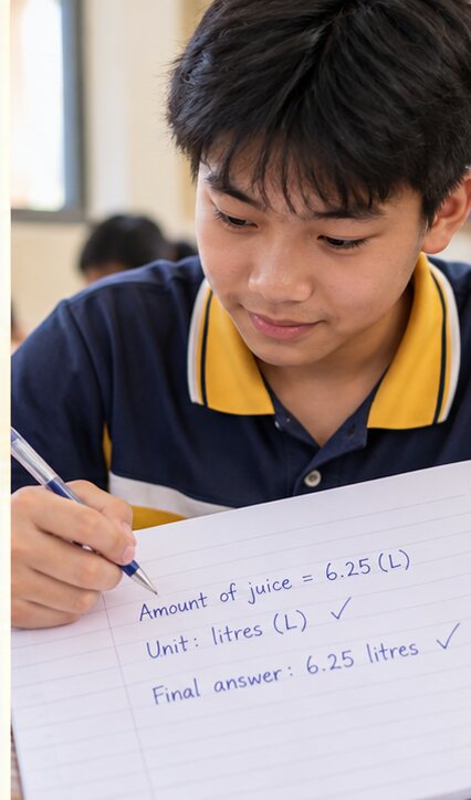Viết bước lập tỉ lệ thức rõ ràng